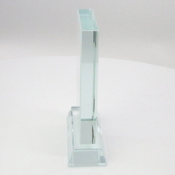 Rectangular Crystal 13x9 cm. with base