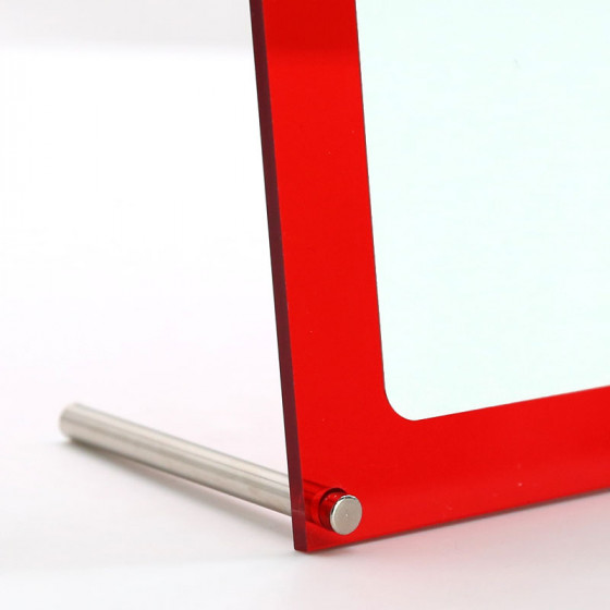 RED LOVE PlexiGlass frame 18x15 cm.