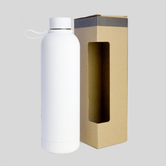 STEEL Thermal Water Bottles with Matt Silicone Finish