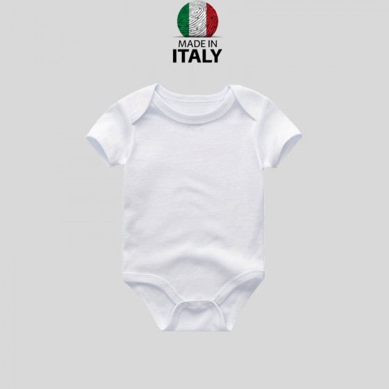 White Baby Bodysuit with...